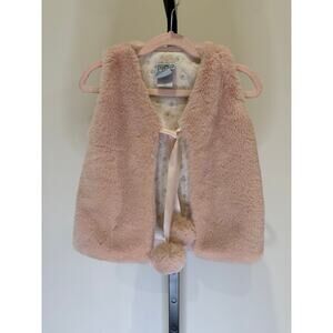 Bognar & Piccolo	Fuzzy Pink Vest - 18M - 2 Y - small mark